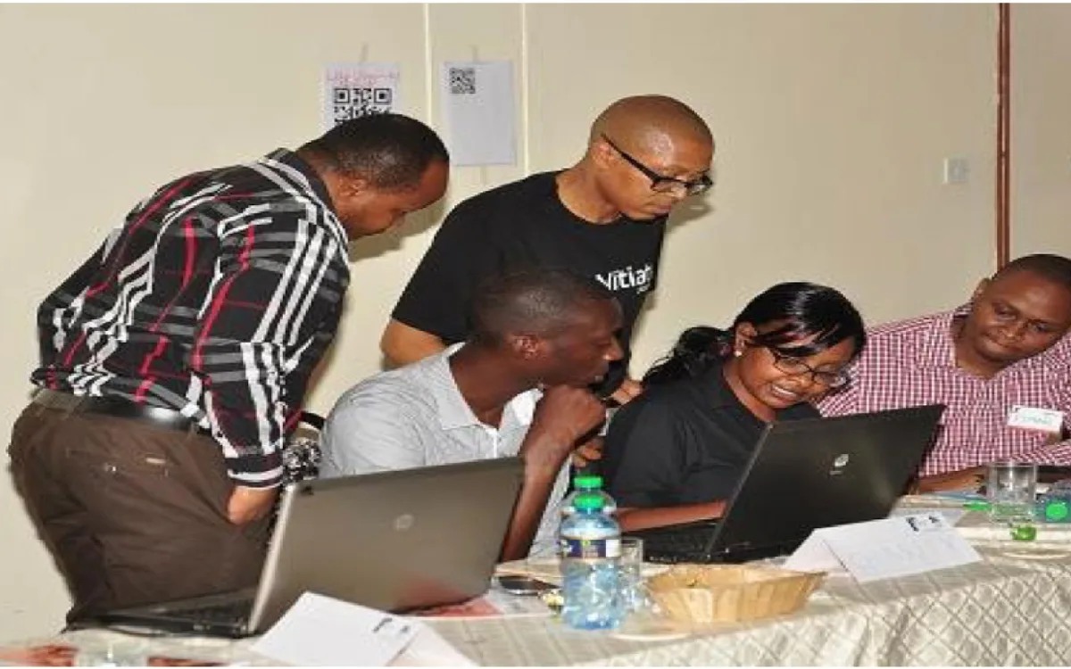 KCB professionals taking part in a BSD digital marketing programme